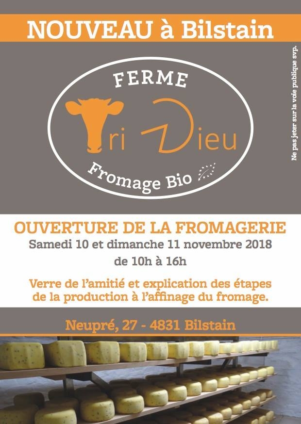 Inauguration de la nouvelle fromagerie à la Ferme Tri Dieu à Bilstain
