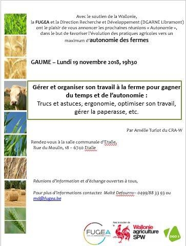 Gérer et organiser son travail à la ferme pour gagner du temps et de l'autonomie