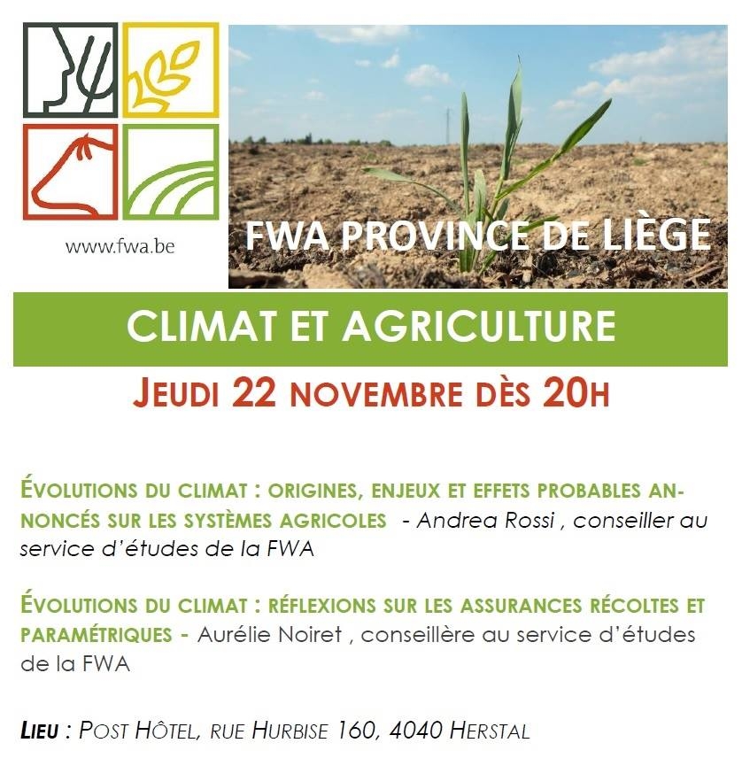 Climat et agriculture