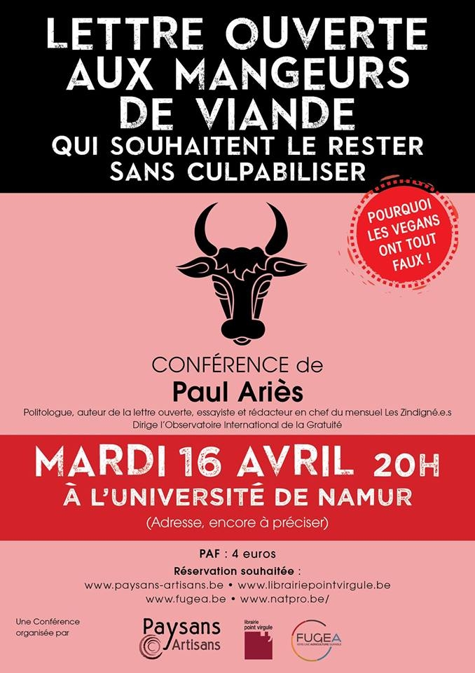 Conférence de Paul Ariès, auteur de la
