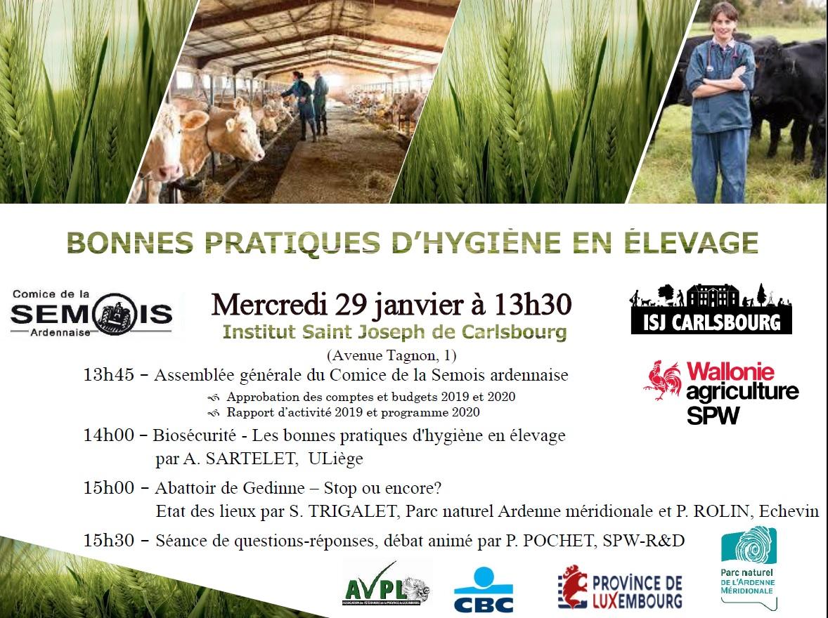 Bonnes pratiques d\'hygiène en élevage