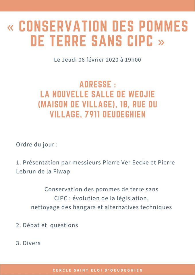 Conservation des pommes de terre sans CIPC