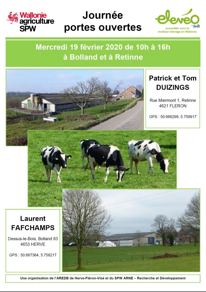 Journée Portes ouvertes à Bolland et à Retinne