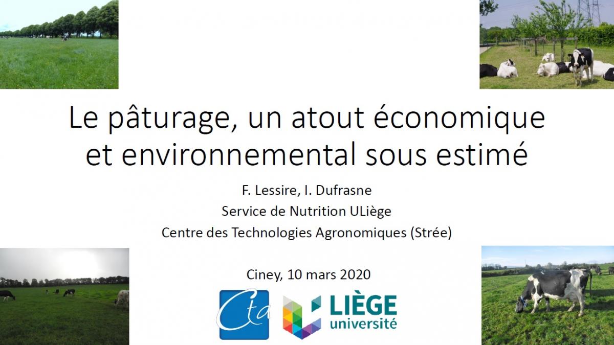Le pâturage, un atout économique et environnemental sous estimé