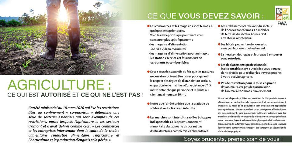 Agriculture... ce qui est autorisé et ce qui ne l\'est pas !