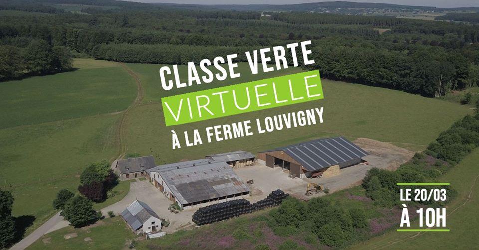 CLASSE VERTE VIRTUELLE. La Ferme Louvigny était en direct ce mercredi 25 mars.