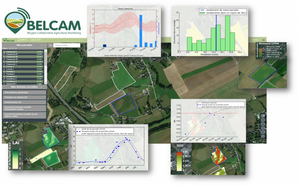 BELCAM, plateforme collaborative pour le suivi des parcelles agricoles