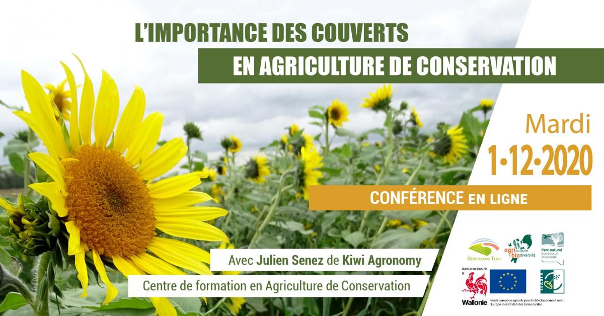 Conférence avec Julien Senez - Couverts végétaux & agriculture de conservation