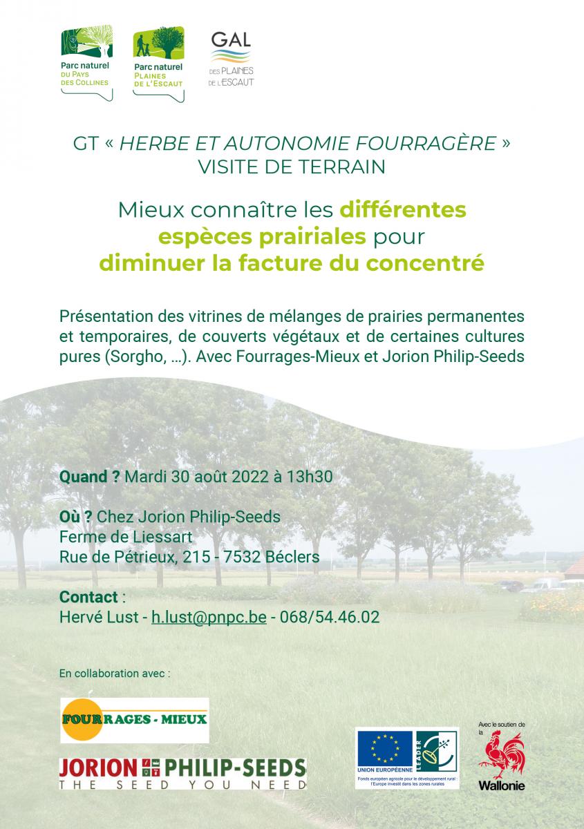 Vitrine fourragère chez Jorion Philip-Seeds
