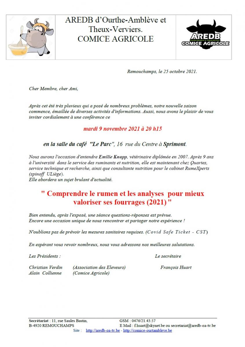 Comprendre le rumen et les analyses pour mieux valoriser ses fourrages (2021)