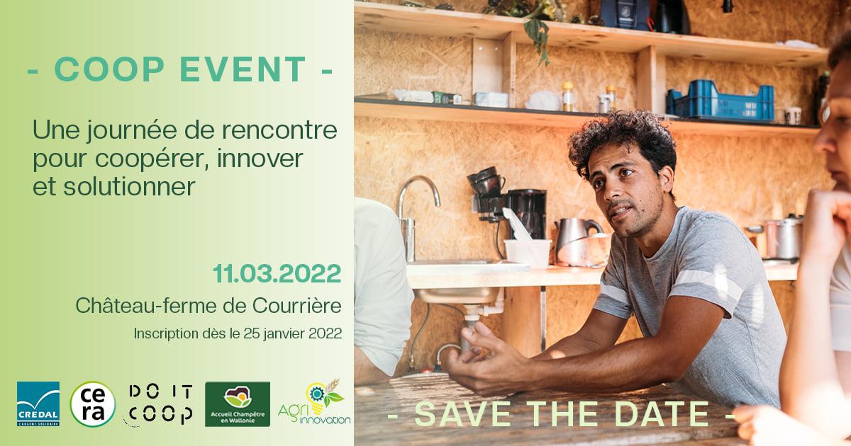 CoopEvent, l’Evènement de la Coopération et de l’Innovation en 2022 !