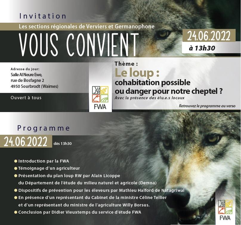 Le LOUP : cohabitation possible ou danger pour notre cheptel ?