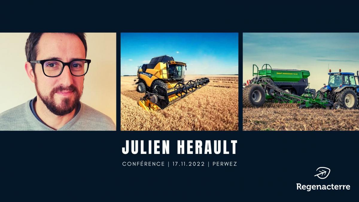 Conférence de Julien Hérault: comment optimiser mes coûts de mécanisation?