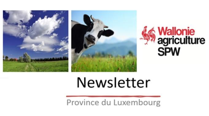 Newsletter SPW Agriculture en province du Luxembourg du 21-04-23