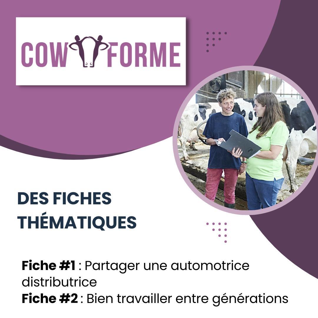 Projet CowForme. Découvrez des solutions travail mises en place dans les exploitations bovines