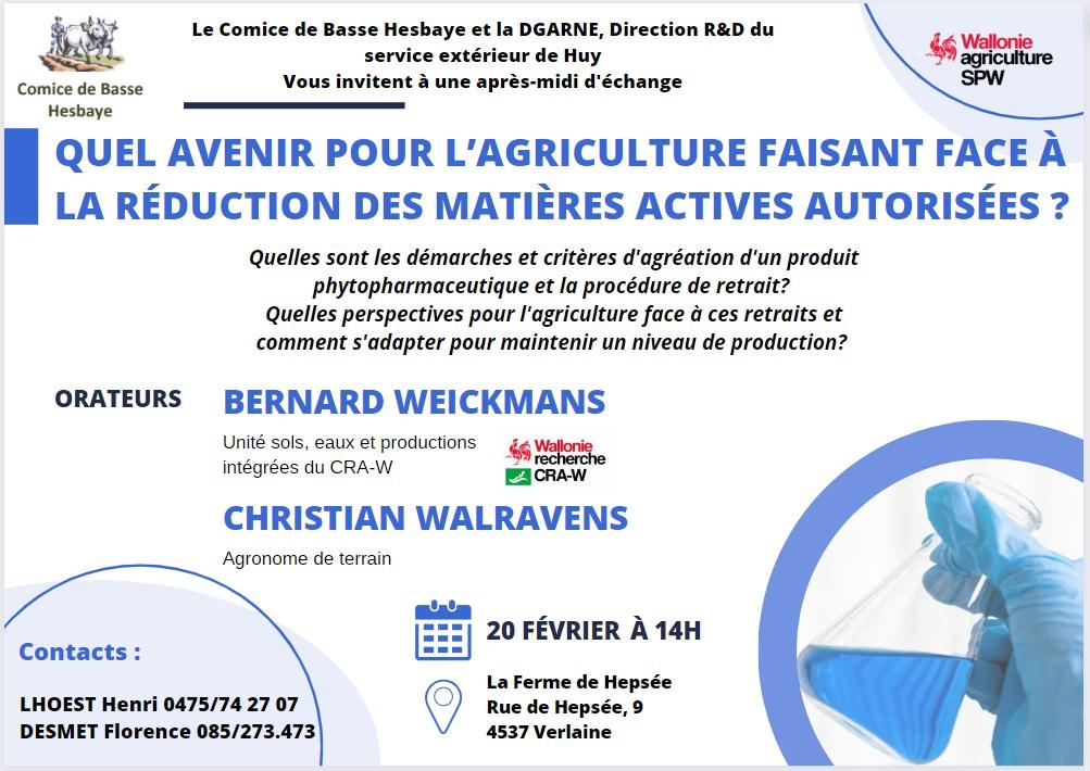 Quel avenir pour l’agriculteur faisant face à la réduction des matières activées autorisées ?
