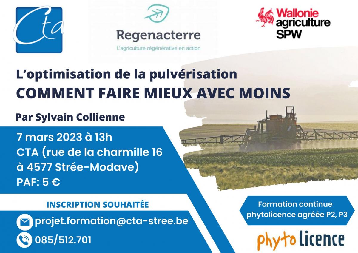 L’optimisation de la pulvérisation, comment faire mieux avec moins ?