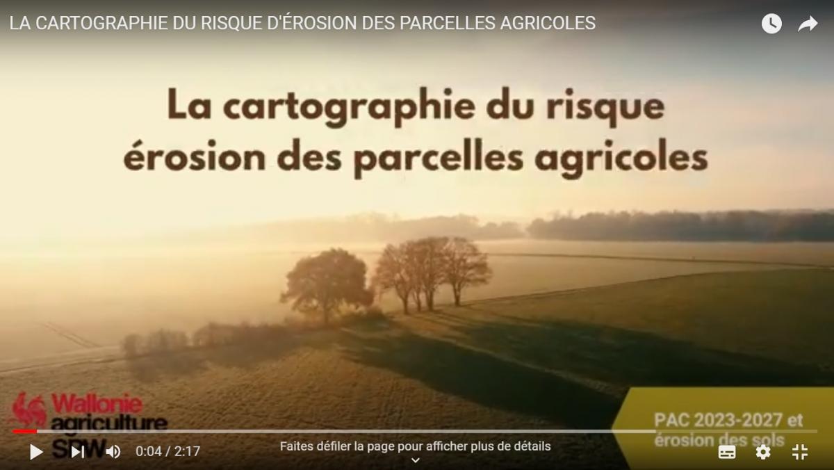 La cartographie du risque d\'érosion des parcelles agricoles (Vidéo)