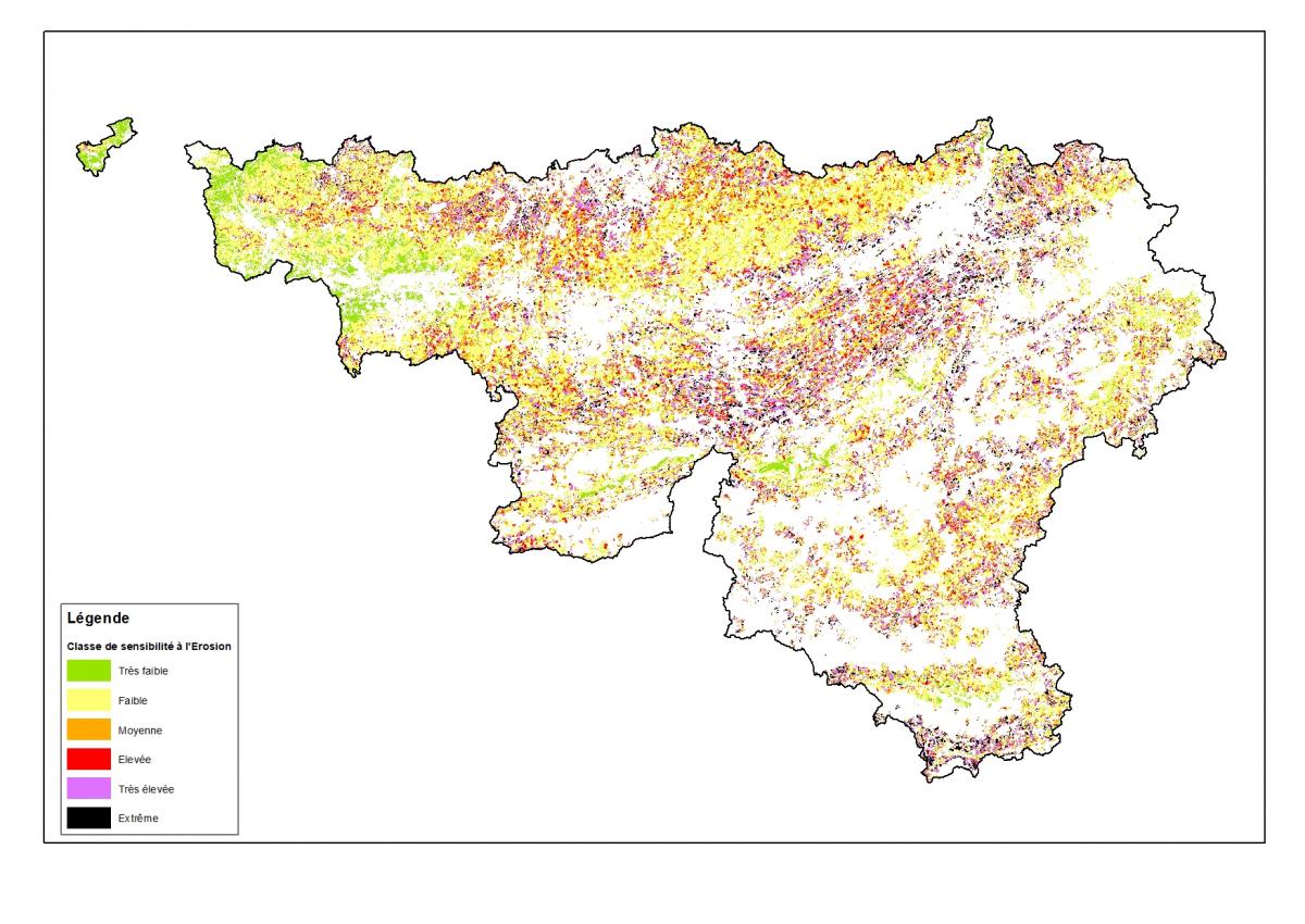 Référentiel cartographique de sensibilité à l’érosion