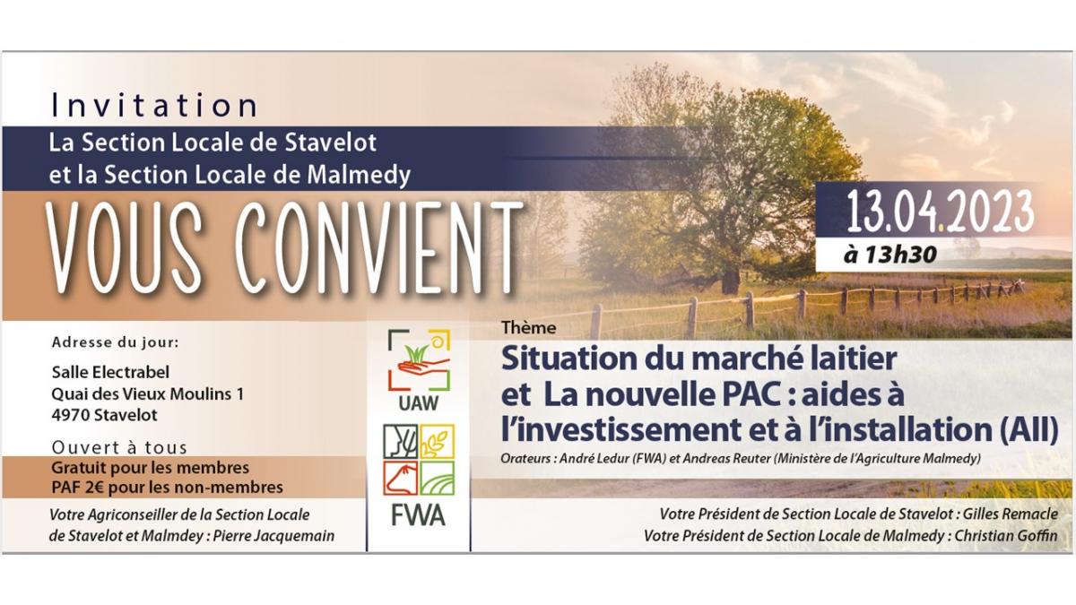 Situation du marché laitier et nouvelle PAC : aides à l’investissement et à l’installation (AII)