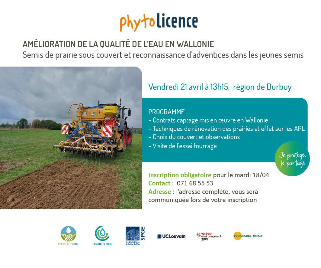 PHYTOLICENCE “ PRAIRIE”, ON S’Y CAPTE ?