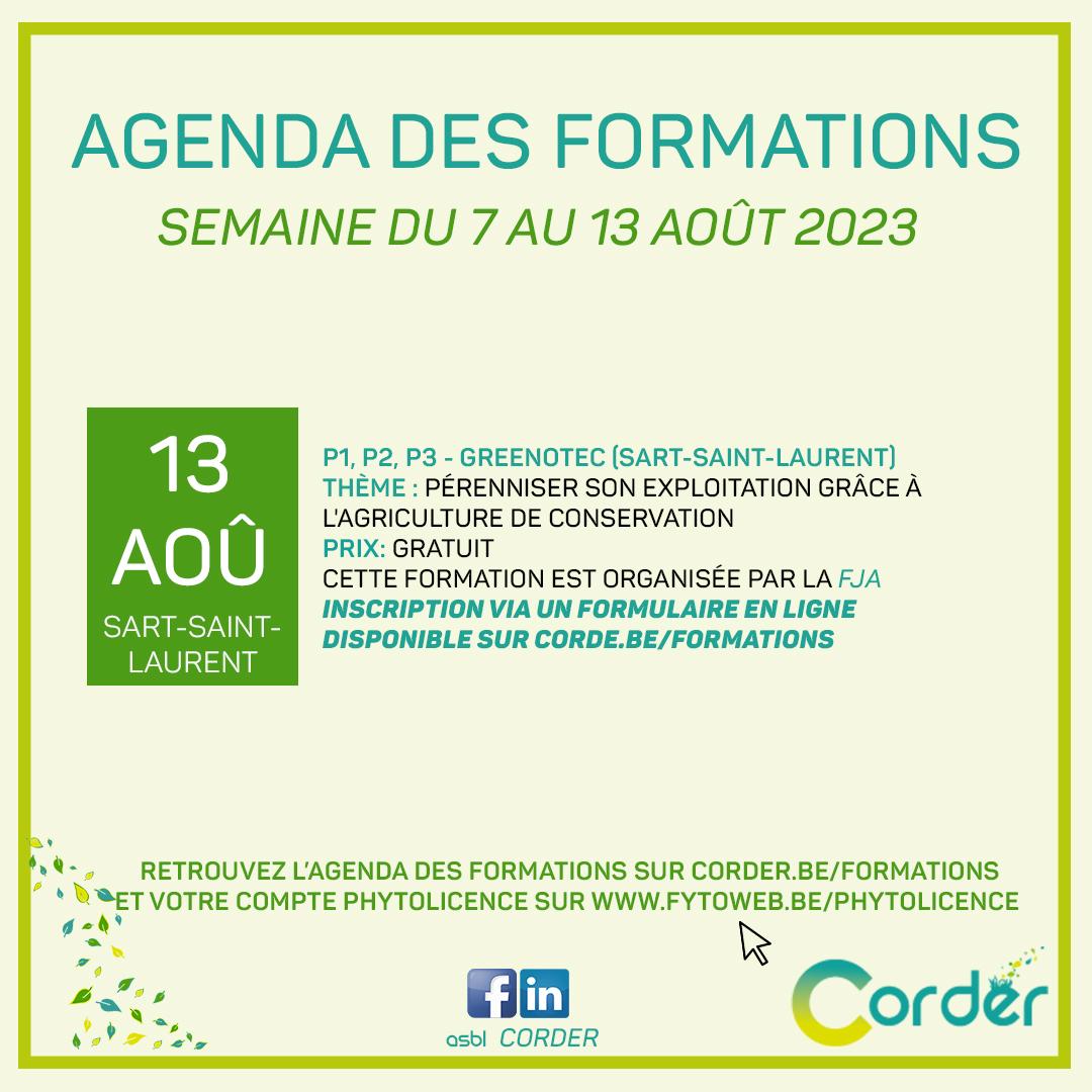 Agenda des formations PHYTOLICENCE