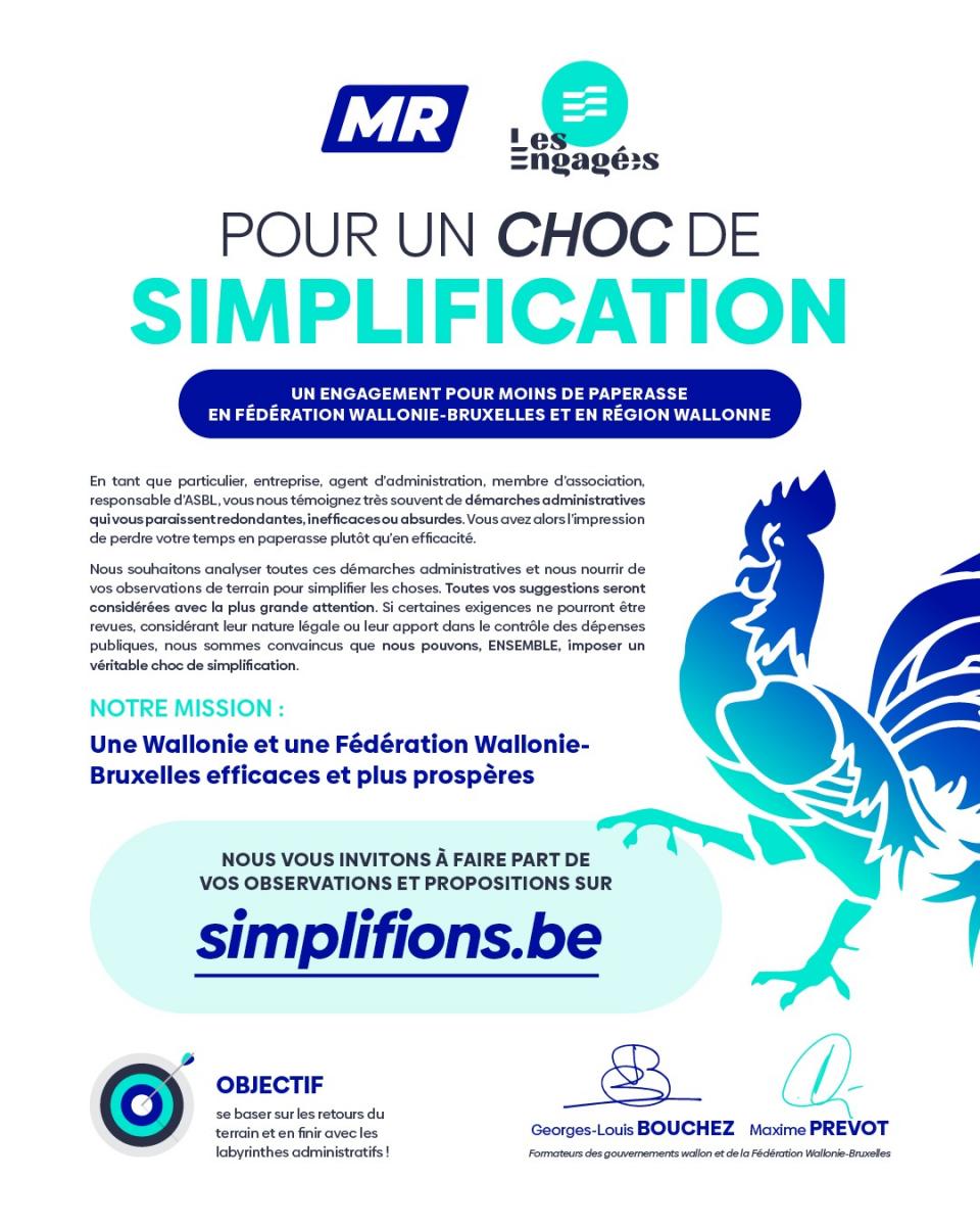 Simplification administrative - Transmettez des suggestions