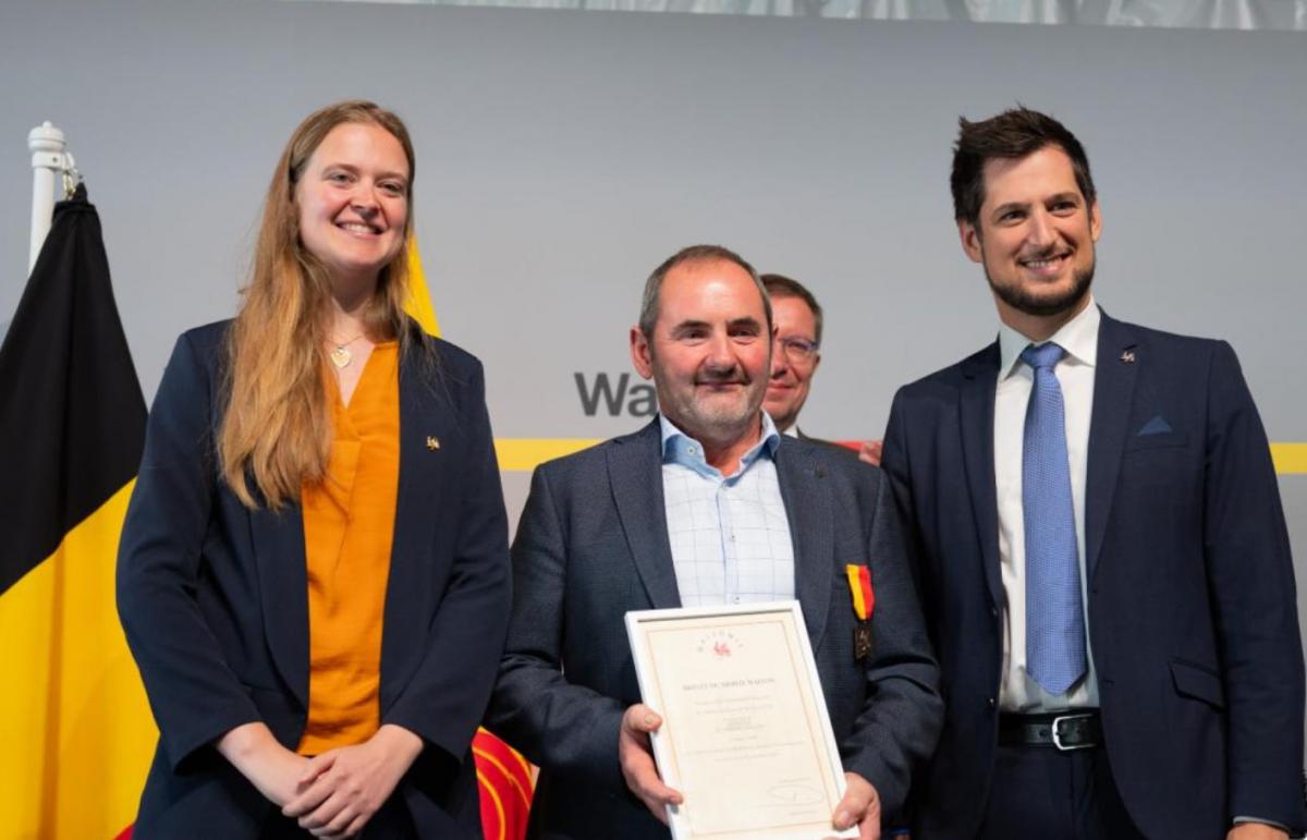 Le Président de la Foire Agricole de Battice médaillé aux Mérites Wallons !