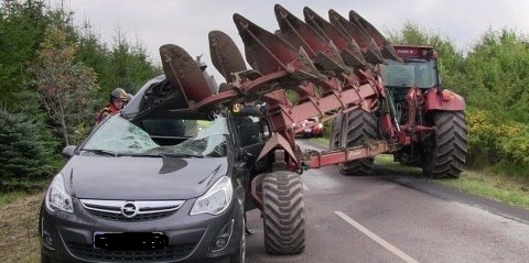 Le wallon au volant de son Case!