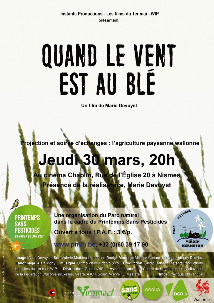 Soirée ciné et échanges sur l'agriculture paysanne wallonne
