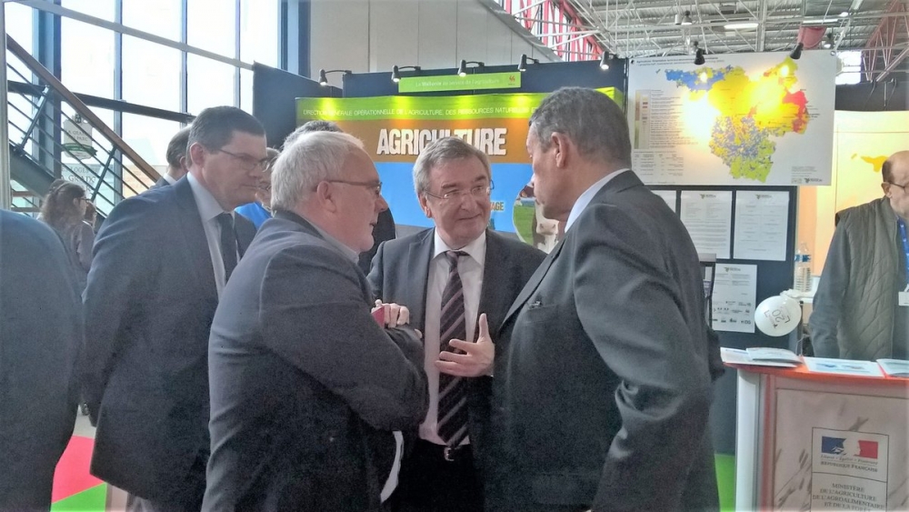 Chaleureux mercis à la Wallonie de la part des élus et syndicalistes agricoles français au salon agricole Agrimax de Metz