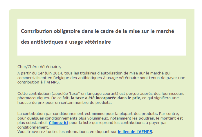 Augmentation des tarifs des médicaments.