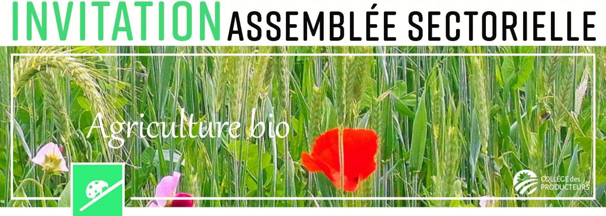 11 janvier 2021 : Invitation Assemblée Sectorielle extra-ordinaire BIO