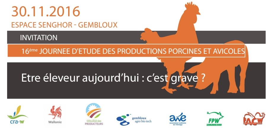 30 NOV: Journée d'étude des productions porcines et avicoles