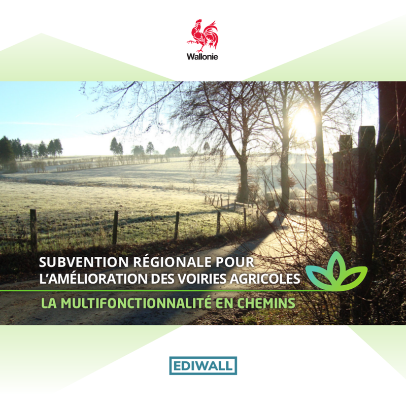 Subvention régionale pour l\'aménagement des voiries agricoles. La multifonctionnalité en chemin.